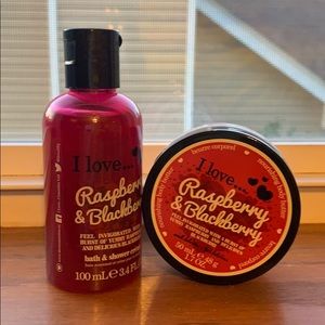 Raspberry/Blackberry bath wash and body butter